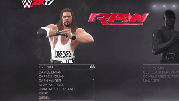 Diesel WWE 2K17