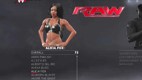 Alicia Fox WWE 2K17