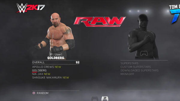 Goldberg WWE 2k17