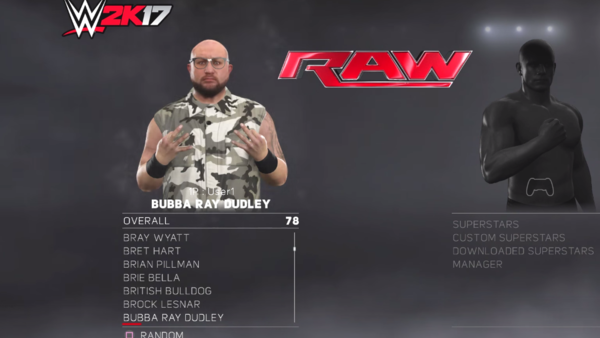Bubba Rey Dudley WWE 2K17