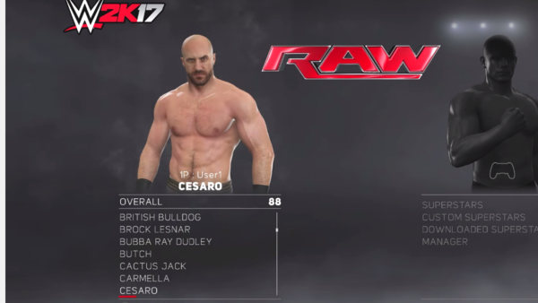 Cesaro WWE 2K17