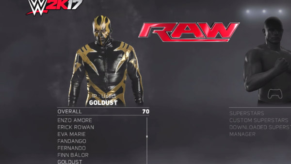 Goldust WWE 2K17