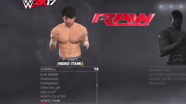 Hideo Itami WWE 2k17