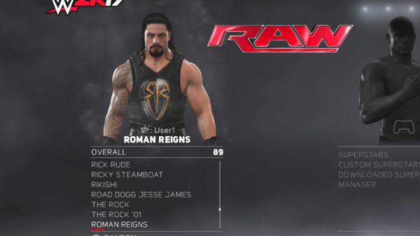 Roman Reigns WWE 2K17