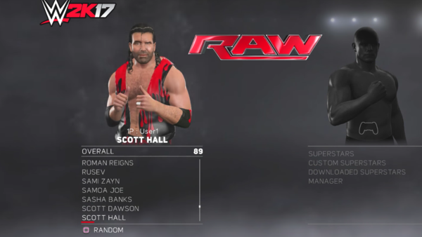 Scott Hall WWE 2K17