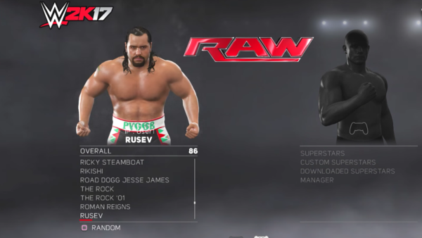 Rusev WWE 2K17