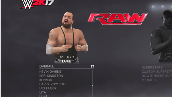 Luke WWE 2k17