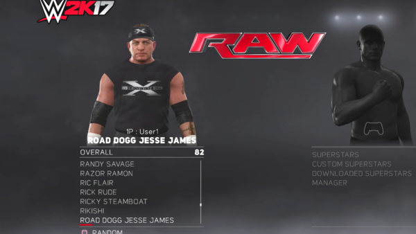 Road Dogg Jesse James WWE 2K17
