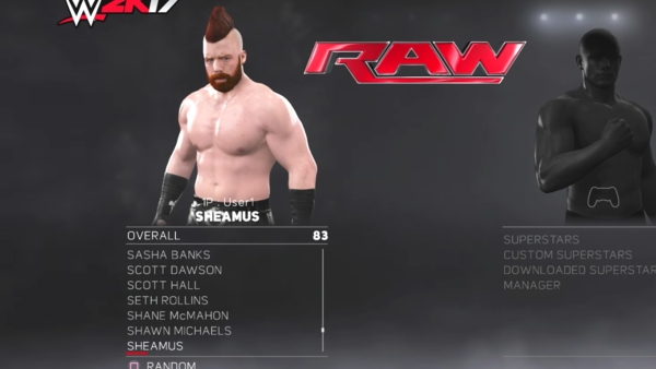 Sheamus WWE 2K17
