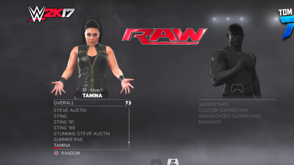 Tamina WWE 2K17