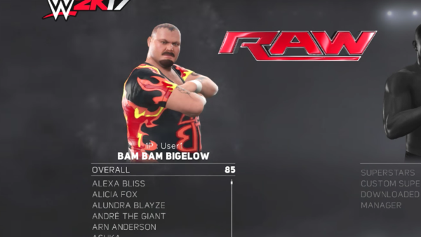 Bam Bam Bigelow WWE 2K17
