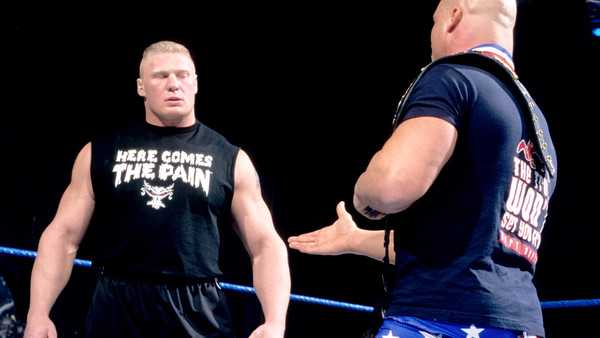 Brock Lesnar Kurt Angle 2002