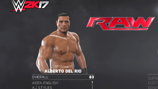 Alberto Del Rio WWE 2K17