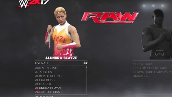 Alundra Blayze WWE 2K17