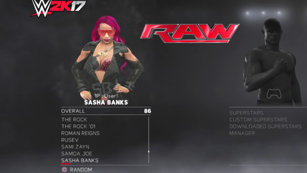 Sasha Banks WWE 2K17