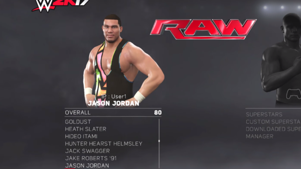 Jason Jordan WWE 2K17