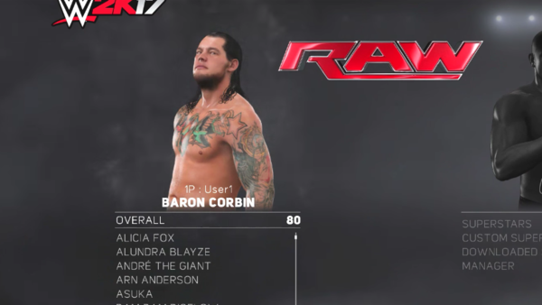 Baron Corbin WWE 2k17