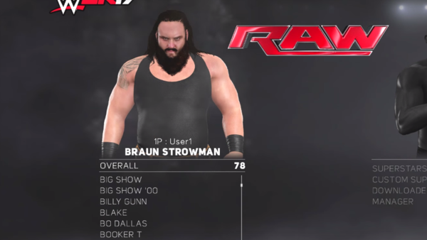 Braun Strowman WWE 2K17