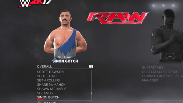 Simon Gotch WWE 2K17