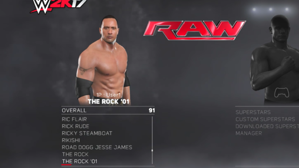 WWE 2K17 The Rock 01