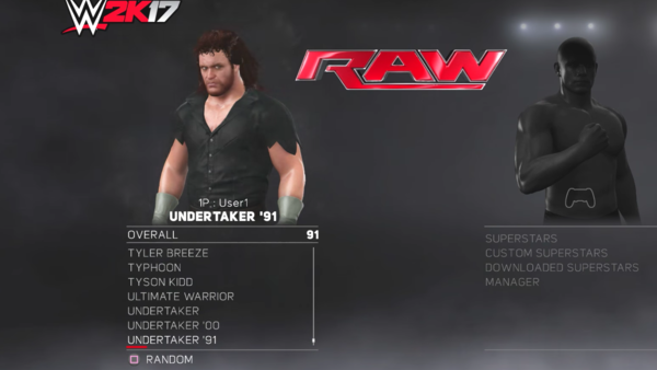 The Undertaker 91 WWE 2k17