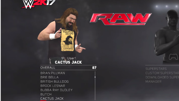 Cactus Jack WWE 2k17
