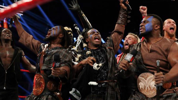 The New Day Enzo Amore Big Cass R Truth Goldust