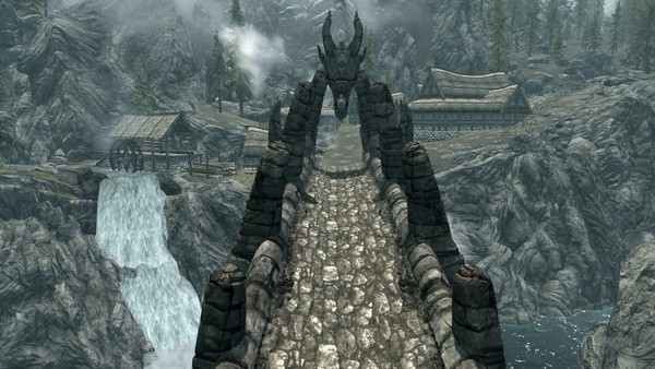 Skyrim Dragon Bridge