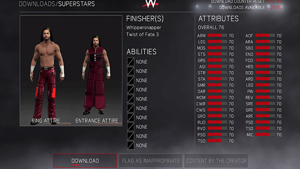 Matt Hardy Stats