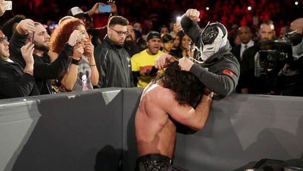 Masked Chris Jericho Seth Rollins