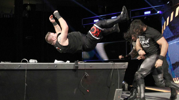 Kevin Owens Roman Reigns Seth Rollins
