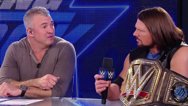 Shane McMahon AJ Styles Talking Smack