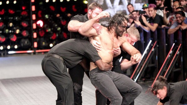 WWE Seth Rollins Smackdown Blue Snakeprint Suit  Seth Rollins Suit