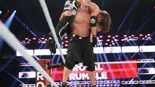 aj styles john cena