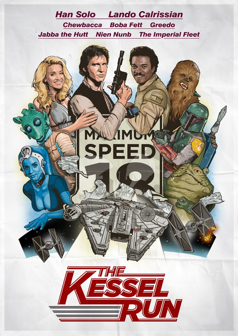 The Kessel Run Poster Han Solo