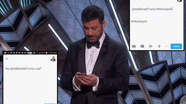 Oscars Jimmy Kimmel tweets