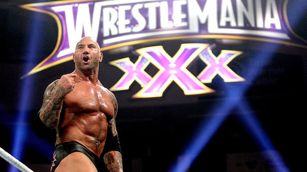 Batista wrestlemania 30 sign