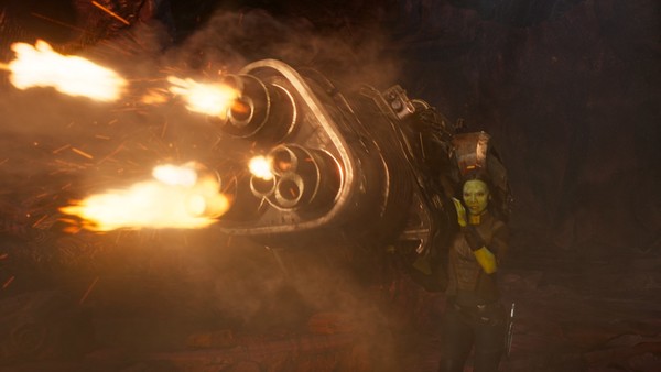 Gamora Gun Guardians Of The Galaxy Vol 2