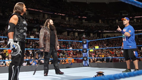 AJ Styles Bray Wyatt John Cena