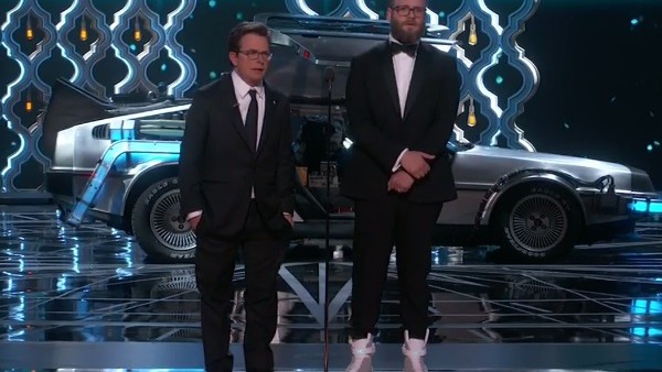 Oscars 2017 Michael J Fox Seth Rogen