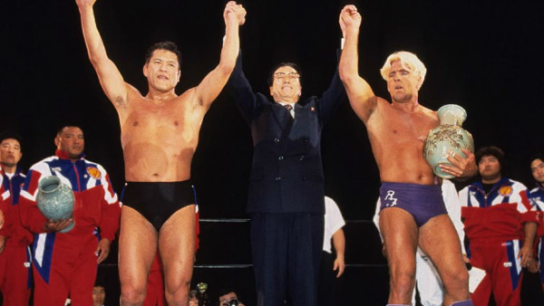 Antonio Inoki Ric Flair Collision In Korea