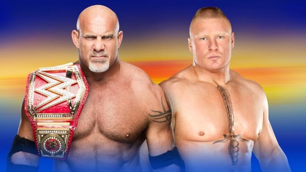 Goldberg vs Brock Lesnar Universal Title