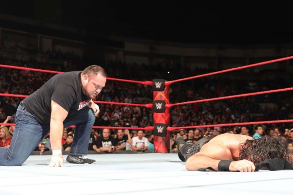 Watch Roman Reigns Spear The Undertaker