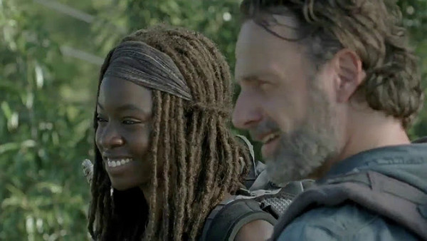 The Walking Dead Michonne Rick