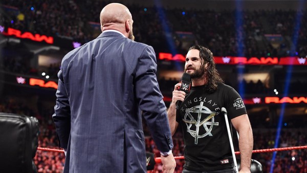 Raw Seth Rollins Triple H
