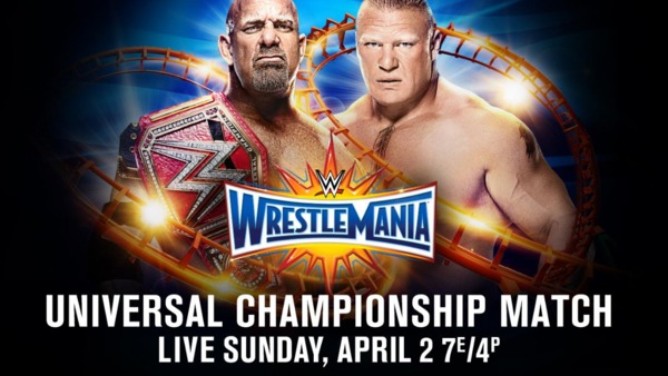 Brock Lesnar Goldberg wrestlemania 32