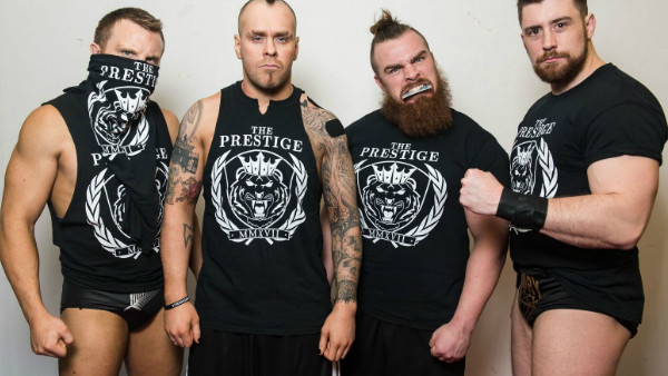 The Prestige WCPW Joe Coffey Travis Banks BT Gunn Joe Hendry