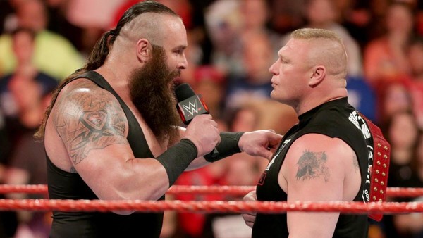 WWE Raw Braun Strowman Brock Lesnar