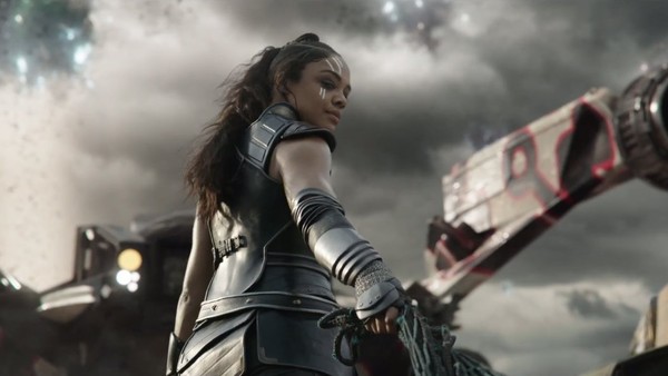 Thor ragnarok Valkyrie Dragging thor