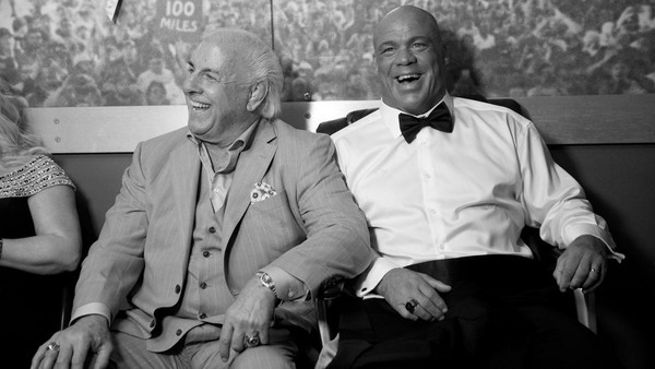 Ric Flair Kurt Angle WrestleMania